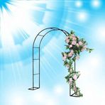 Bu Metal Bahçe Kemeri Kafesi - 120 cm 140 cm 240 cm Zarif Dış Mekan/İç Mekan Düğün Pergola ve Parti Dekorasyonu Dayanıklı Çiçek Desteği 1,2 m x 2,2 m Bahçe Arkı