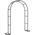 Bu Metal Bahçe Kemeri Pergola Hava Koşullarına Dayanıklı Tırmanma Tesisi Desteği Düğün Kemeri Genişlikleri Mevcuttur 120/140/180/240/300/350cm Beyaz H 2.2M