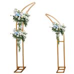 Bu Metal Düğün Kemeri Bahçe Kemeri Tırmanma Bitkileri Çiçekler ve Peri Işıkları Balon Kemeri Tabanlı 240x210 cm Düğünler, Partiler ve Özel Etkinlikler için d Finish