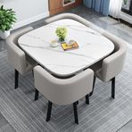 Bu Ofis Resepsiyon Konferans Odası Sehpa, Müzakere Masası, Kare/Yuvarlak Yemek Masası Seti, 4 Sandalyeli, Mutfak, Yemek Odası için