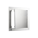 Bu Paslanmaz Çelik Erişim Paneli - Açık Mutfak Erişim Kapısı 960x960mm Barbekü Çukuru için Alçıpan Sıhhi Tesisat ve Elektrik Erişimi için İdeal Yay Mekanizması