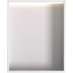 Bu Paslanmaz Çelik Gömme Duş, Büyük Su Geçirmez Duvar Rafına Sahiptir, Sabun ve Çöp Kovası için Fayanssız Depolama Sağlar (Siyah 700 x 280 x 125 mm)
