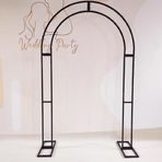 Bu Sağlam Metal Düğün Kemeri Desteği d & Beyaz Balon e Çiçek Çemberi Dış Mekan Töreni Bahçe Dekorasyonu için Büyük Boy 220 x 180 cm