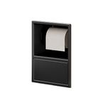Bu şık, gömme duş rafı, paslanmaz çelik, entegre kozmetik bezi kutusu (23 x 17 x 12 cm) banyo, mutfak, oturma odası ve yatak odası için pratik depolama alanı sunar – modern s