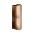 Bu Su Geçirmez Paslanmaz Çelik Duş Rafı Dahili Çöp Kovası, Duvara Monte Banyo Nizer Caddy, 70x28x13.5cm - Yerden Tasarruflu Depolama Çözümleri için Mükemmel