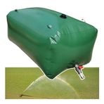 Bu Taşınabilir Katlanabilir Su Deposu, Bahçe ve Sulama için 20-1070 Galon Yağmur Suyu Toplama Çuvalı, 1500 Litre Yumuşak Kap (1,8 x 1,2 x 0,7 m)