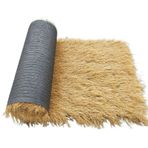 Bu Yapay Thatch Çatı Mat - PE Plastik Sentetik Palmiye Samanı Meksika Tarzı Çim Örtüsü Bahçe Veranda Ördek Panjur Kulübeler Plaj için - 0,5 x 7 m (1,64 x 22,96 ft)