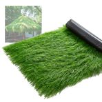 Bu Yapay Thatch Çim Rulo Bar Kulübeler Balkon Veranda ve Parti Süslemeleri için Simüle Sentetik Çatı Çimi (1x18.5m/3.3x60.7ft)