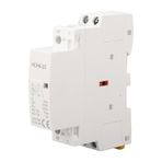 Buachois AC Kontaktör Bobini Yardımcı 2P 25a 250V 50 60HZ 1NO/1NC ABS Ain Motor Güç Kaynağı Kontrolleri Devre Kontrolü Yalıtımlı Düşük Gürültü Kompakt Ev AC Kontaktörü