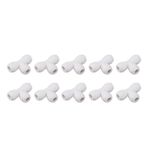 Buachois Tee Konnektörleri, 10 ADET Bağlantı Parçaları 8mm 5/16 Tee Kaplin Hızlı Bağlantı Plastik Ev Bira Bira Parçaları Yağmurlama Sistemi için Sıkı Sızdırmazlık Boru Bağlantı Parçaları