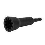 Buachois Tel Twister, Matkap için Tel Twister Aracı Tel Büküm Aracı Spin Büküm Teli Konektör Soketi Matkap ve Tel Konektörü Sürücüsü için Spin Büküm Tel Konektör Soketi (Black)