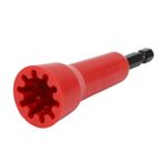 Buachois Tel Twister, Matkap için Tel Twister Aracı Tel Büküm Aracı Spin Büküm Teli Konektör Soketi Matkap ve Tel Konektörü Sürücüsü için Spin Büküm Tel Konektör Soketi (Red)