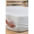 Buanart Mikro Fitted Su Sıvı Geçirmez Yatak Koruyucu Çarşaf Alez - 180 x 200 cm - Beyaz