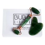 Buba L.I.F.E Aventurin Doğal Taş Face Roller + Gua Sha İkili Yüz Masajı Seti