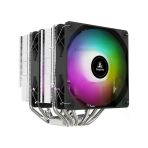 Bubalus Intel Amd Cpu Kule Fan - Siyah 2X120mm Kule Tipi İşlemci Soğutucu B-T62