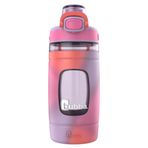 Bubba Çocuk Flo Silikon Kılıf ve Geniş Ağızlı 16 oz. Su Şişesi Orta Çoklu Donma (Kravat Boyası)