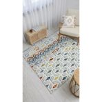Bubble Color İskandinav Desenli Makine Dokuma Taban Modern Salon Halısı 4020 | Sultan Halı 80 X 150