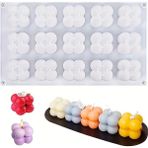 Bubble Mini Mum Kalıbı - Beyaz