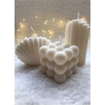 Bubble Mum 3lü Tasarım Dekoratif Mum - Seçenek 1