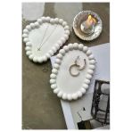 Bubble Oval Tabak Ve Bulut Dekoratif Tabak