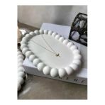Bubble Oval Taş Tozu Dekoratif Tabak