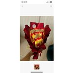bubbledesign Teddy Bear Kırmızı Ledli Ayıcık Buketi