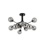 Bubbles Modern Avize E14 72w 80cm Metal Siyah Avonni-av-4286-12bsy Boyalı