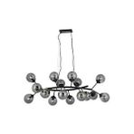Bubbles Modern Avize E14 96w 110x90cm Metal Siyah Avonni-av-4286-16y-bsy Boyalı