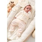 Bubbles ROSE GİRL %100 ORGANİK PAMUK KIZ BEBEK 5'Lİ HASTANE ÇIKIŞ SETİ