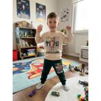 Bubiee Baby Erkek Çocuk Iki Iplik Mevsimlik Alt Üst Eşofman Takımı Tung Tung Sahur - 3 - 4 Yaş - Yeşil - Krem