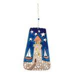 Bubigo Deniz Feneri Temalı Seramik Duvar Süsü, Ebat: 19cm x 29.5cm