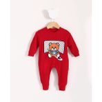 Bubito Toy Ayı Temalı Bebek Tulum Kırmızı - 6 - 9 Ay