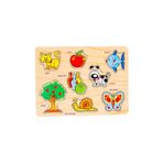 Bubu 3D Hayvanlar Ahşap Puzzle