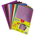 Bubu Bu-Bu Eva 20x30 Simli Yapışkanlı Eva 10 Renk