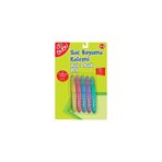 Bubu Bu-Bu Saç Boyama Kalemi 6 Renk Hair Chalk Pen Çocuk Saç Boyası Seti