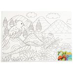 BUBU Desenli Tuval 25X35 Cm.