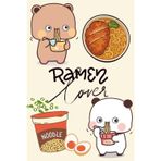 Bubu Dudu Ramen Lover Notebook: Couple Bear Noodle Delight Journal