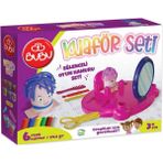 BuBu Eğlenceli Kuaför Oyun Hamuru Seti OH0014 - Renkli