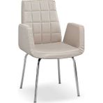 Bubu Home Coleri Beyaz Ofis Misafir Bekleme Koltuğu