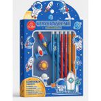 Bubu Kids Dreamy Set - 13 Parça 3 Boyutlu Kırtasiye Seti - Uzay Mavisi