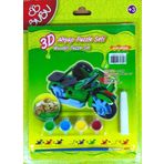 Bubu Motorsiklet 3D Ahşap Maket Puzzle