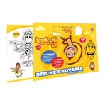 BuBu Oyuncak Lisanslı Sticker Boyama Seti Kukuli
