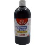 Bubu Parmak Boyası Yıkanabilir 500 ml Siyah Renkli Yaratıcılık İçin Çocuklara Özel