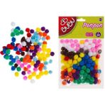 Bubu Ponpon 1 cm 200'LÜ Karma 10 Renk - Çok Renkli