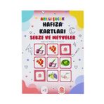 Bubu Sebze ve Meyveler Akıllı Çocuk Hafıza Kartları