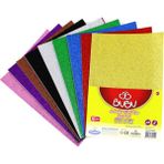 Bubu Simli Yapışkanlı Eva 10 Renk 20 x 30 cm 2mm Kalınlıkta Kokusuz ve Canlı Renkler