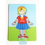 Bubu Vücudumuzu Öğreniyoruz 6 Parça Ahşap Puzzle