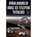 Buççin Online Mağaza Sıkıştırmalı Ofis Yatak Araç Içi Masa Üstü Akrobat Telefon Tablet Tutucu Siyah