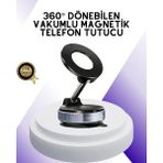 Buççin Online Mağaza Tekno Şık Çift Taraflı Vakum Emme Özellikli 4.7+ Inç Telefon Tutucu – Güvenli Sabitleme Altın