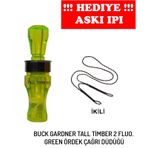 BUCK GARDNER TALL TİMBER 2 FLUO. GREEN ÖRDEK ÇAĞRI DÜDÜĞÜ
